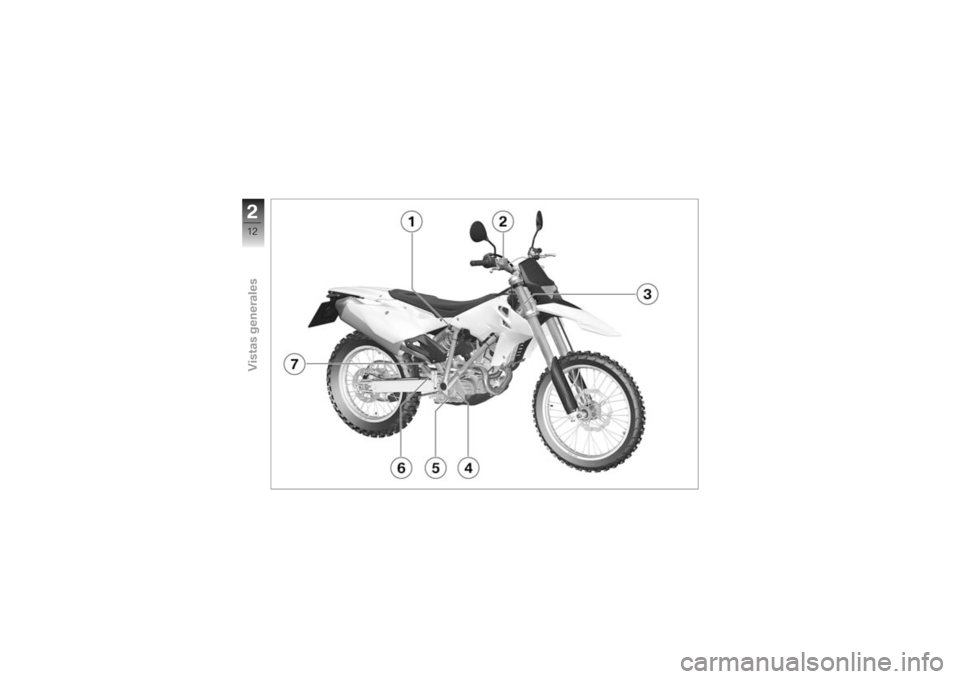 BMW MOTORRAD G 450 X 2009  Manual de instrucciones (in Spanish) �
�2�9
�-�����
��������
��� 