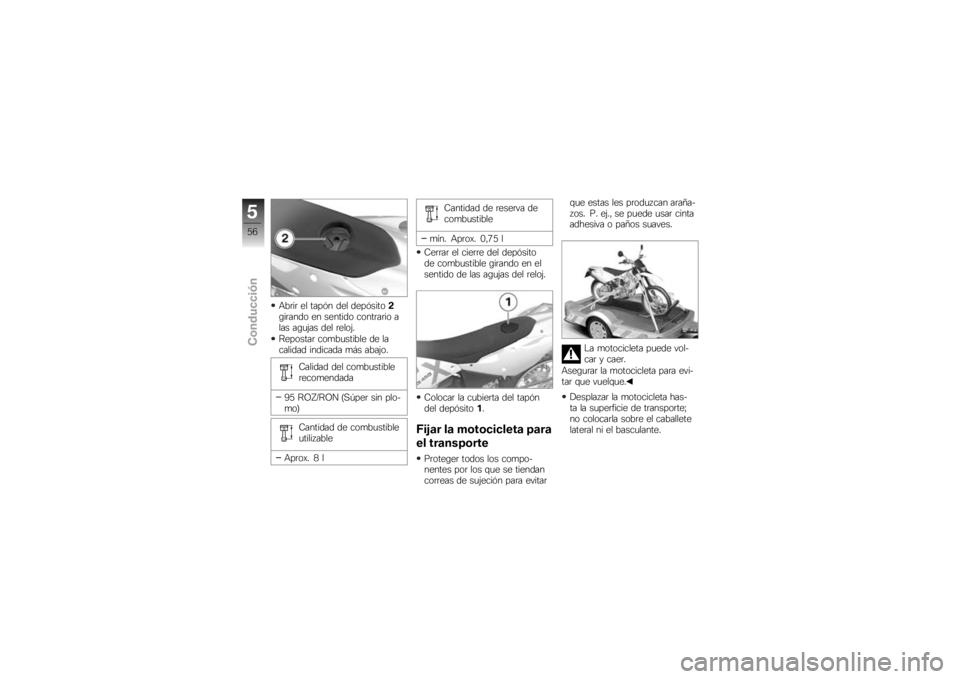 BMW MOTORRAD G 450 X 2009  Manual de instrucciones (in Spanish) �+��	��	 �� ����%� ��� ����%����
�
���	���� �� ������� �����	��	�� �
��� ���
�&�� ��� �	����&� �:�������	 ���
��
������ �� ��