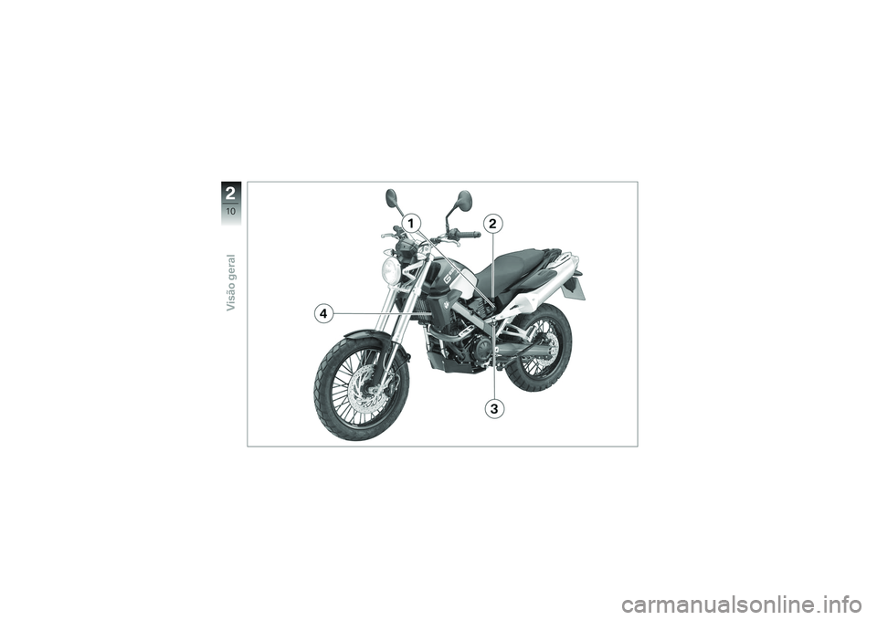 BMW MOTORRAD G 650 XCOUNTRY 2007  Instrukcja obsługi (in Polish) 210zVisão geral 