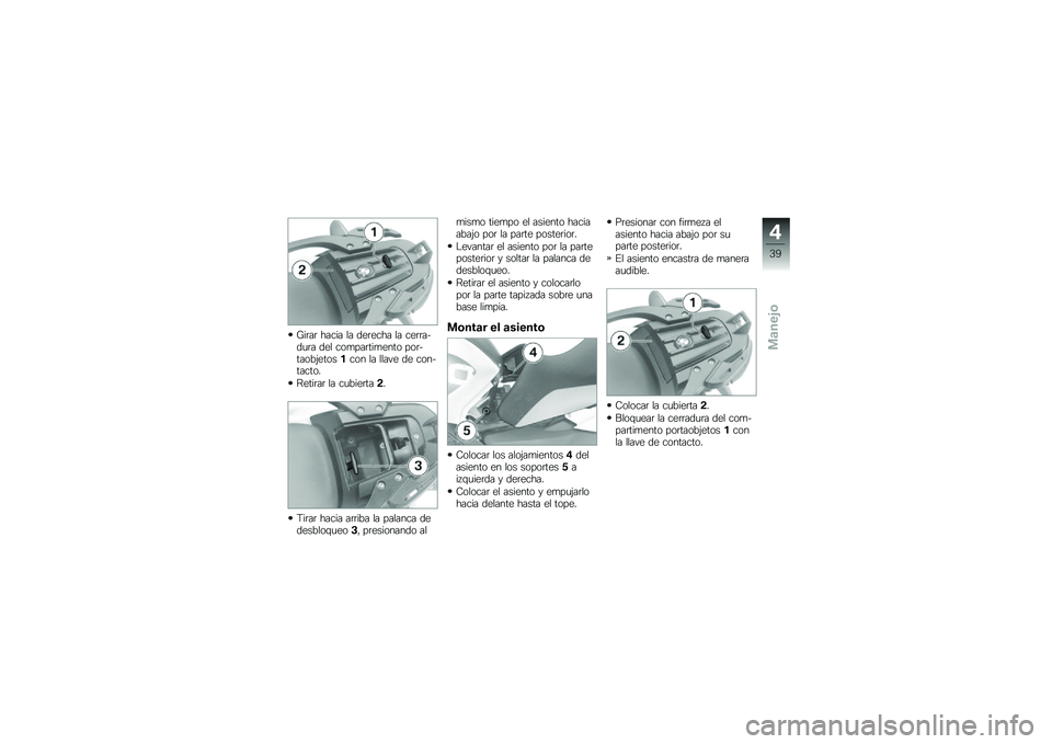 BMW MOTORRAD G 650 GS Sertão 2014  Manual de instrucciones (in Spanish) �J��	��	 ����� �� ���	���� �� ���	�	����
�	� ��� ���
���	���
���� ���	������(�������� �� ����� �� ����������
�;����	��	 �� �
