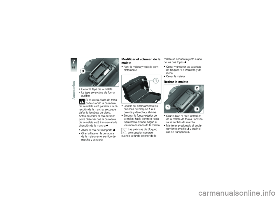 BMW MOTORRAD G 650 GS Sertão 2014  Manual de instrucciones (in Spanish) �7��	�	��	 �� ���� �� �� �
������
�$� ���� �� ������� �� ���	�
���
������
�,� �� ����	�	� �� ��� �� ��	�������	�� ��
���� �� �
