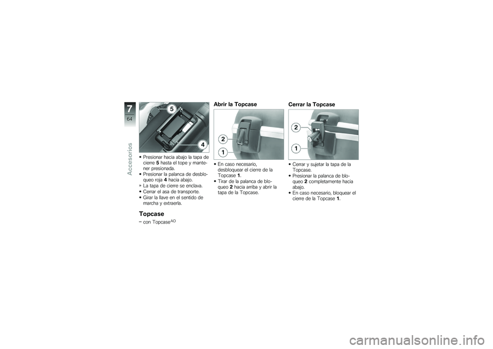BMW MOTORRAD G 650 GS Sertão 2014  Manual de instrucciones (in Spanish) ��	�������	 ����� ����(� �� ���� ������	�	�� ����� �� ���� � �
��������	 ��	���������
��	�������	 �� ������� �� �������