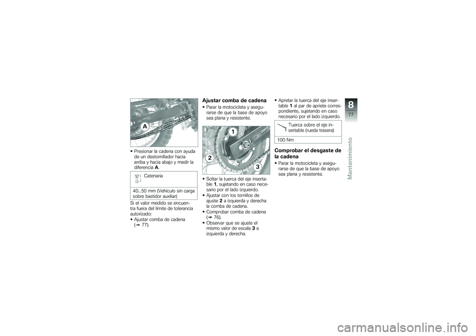 BMW MOTORRAD G 650 GS Sertão 2014  Manual de instrucciones (in Spanish) ��	�������	 �� ������ ��� ���
���� �
� ������	��������	 �������	�	��� � ����� ����(� � �
����	 �������	������\f�
�7������	�