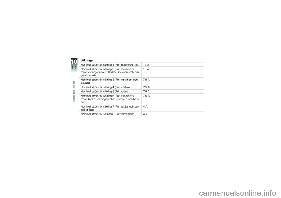 BMW MOTORRAD G 650 GS Sertão 2014  Instruktionsbok (in Swedish) �4����
�� ��
��) �4
�>�\f������ �
���� ��� �
������ �, �F�1�� ��\f��"����
���������! ��\b������
�"�������! �����"�����! �
�����
�\f�
�\