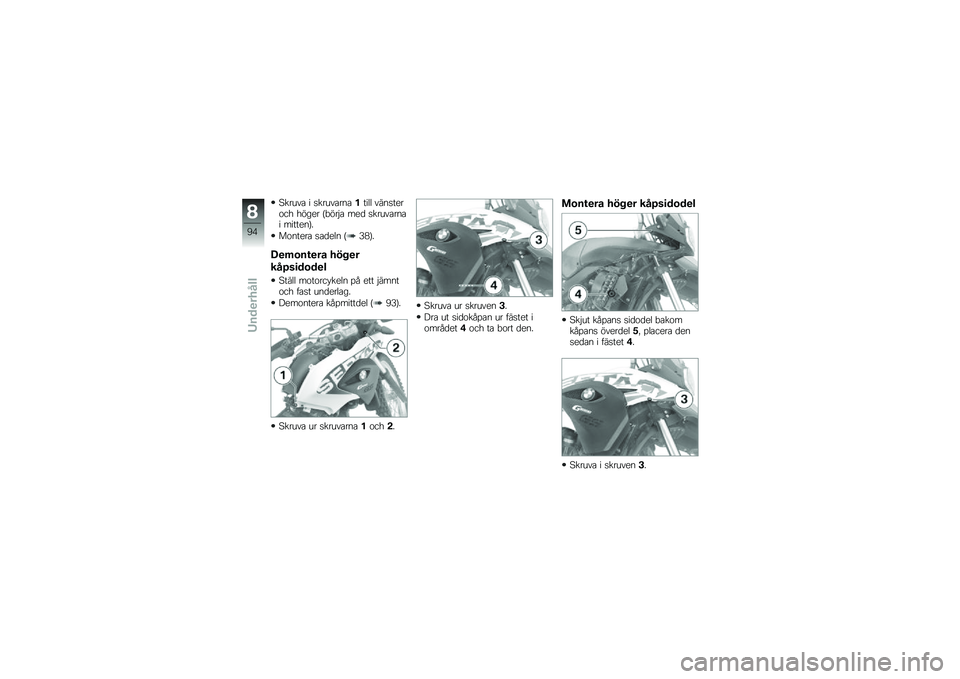 BMW MOTORRAD G 650 GS Sertão 2014  Instruktionsbok (in Swedish) ��\f�����\b �
�\b�
��� �F�6�*�G�
�A�
�	�\b��\f�
�� ��� �
�
���;��
��\b��
�
����\f�����\b ���%�����
�� �F�<�6�G�
�5�����\b �� �
�����\b���\b�!
�5����