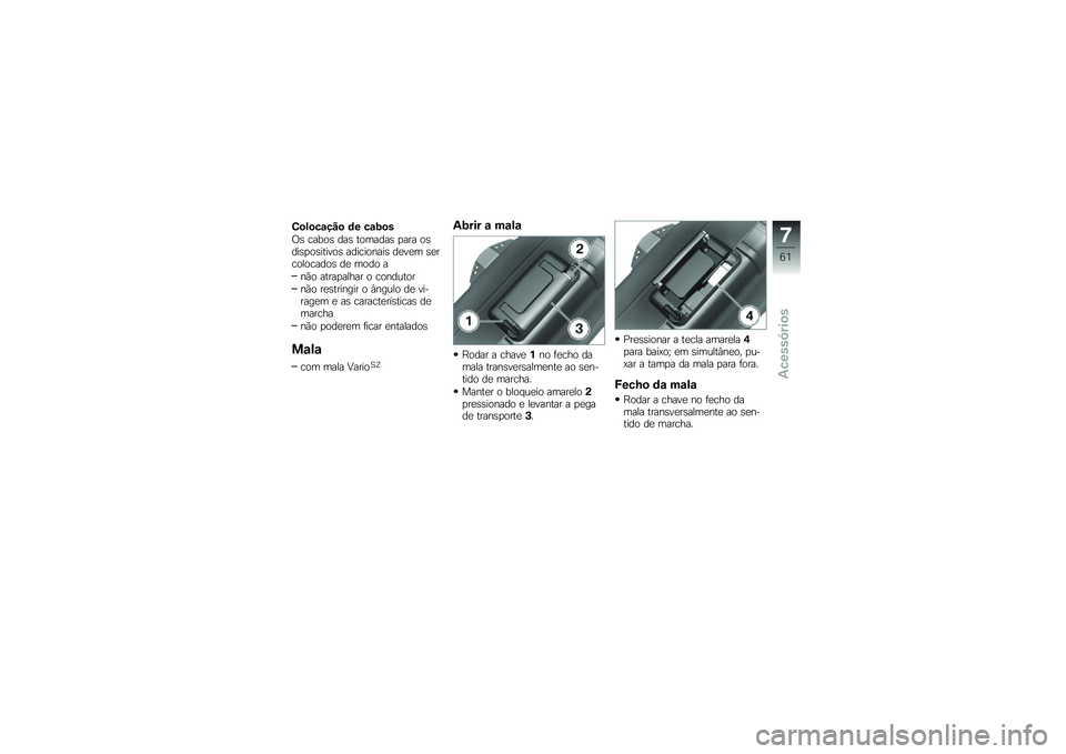 BMW MOTORRAD G 650 GS Sertão 2014  Manual do condutor (in Portuguese) �.�
��
��\f���
 �	� ��\f�8�
�
�/�\b �����\b ���\b �������\b �
��� ��\b���\b�
��\b������\b ����������\b ��
��
� �\b�
����������\b ��
 ���� �
�