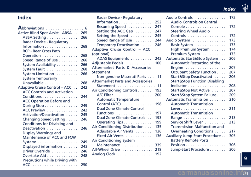 MASERATI GHIBLI 2020  Owners Manual �
�6�%�?
���	��
�����-
�
 �����
������	� � � � � � � � � � � � � � � � � �%
�8����
� �-���	� ���� �8����� � �8�-��8 � � �)�%�& �8�-��8 �����