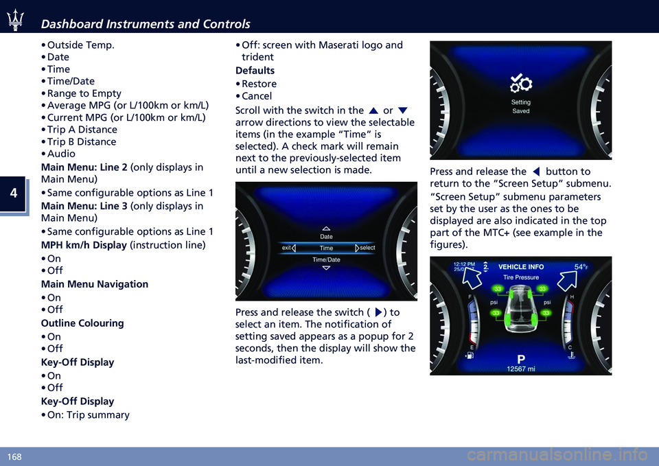 MASERATI LEVANTE 2020  Owners Manual �
�>�%�: �/���!�%����	 ������
����� ���	 ��������
�D ������� �����
�D �*���
�D ����
�D �����(�*���
�D �@��	�
� �� �F����
�D �7�
����
� �