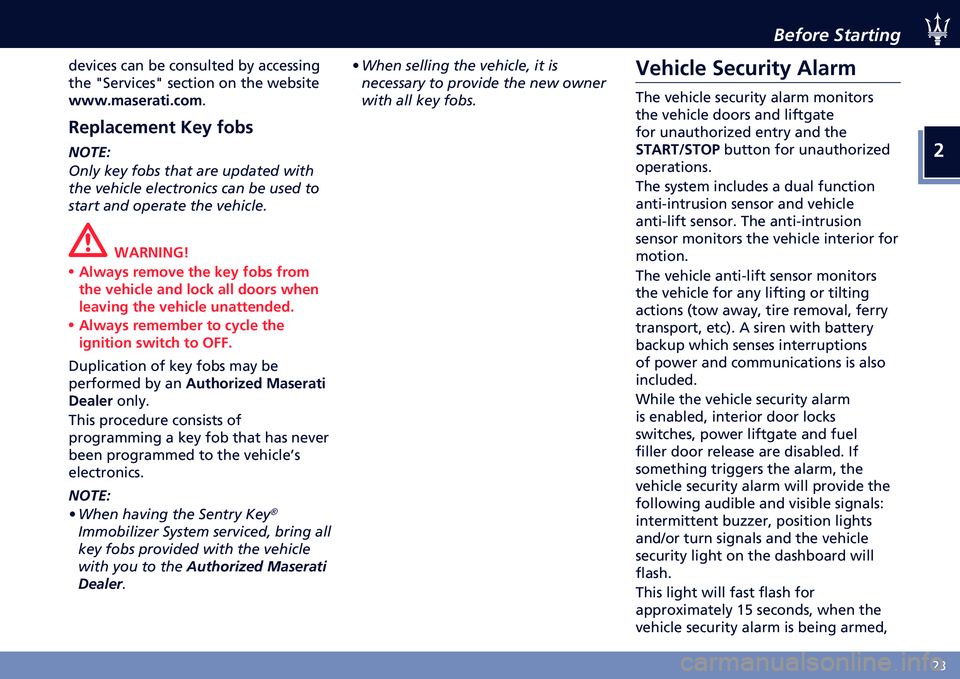 MASERATI LEVANTE 2020 Owners Manual �
�)�5
������ �,�������"
���
���� ���	 �� ���	������ �� ��������	�

��� �K����
�����K �������	 ��	 ��� �������
�����������	