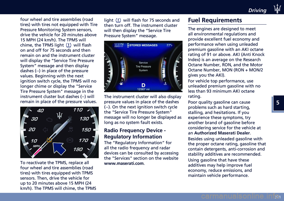 MASERATI LEVANTE 2020  Owners Manual �
�5�)�>
�/���9���"
���� ����� ��	� ���� ���������� �B����
������C ���� ����� �	�� ��!������ ���� ����
�$������� �+��	�����