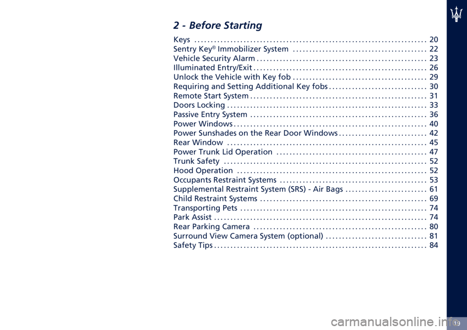 MASERATI QUATTROPORTE 2020 Owners Manual �>�=
�) � ������ �*�������"
�4��� � � � � � � � � � � � � � � � � � � � � � � � � � � � � � � � � � � � � � � � � � � � � � � � � � � 