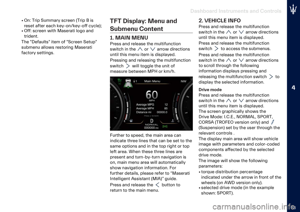 MASERATI GHIBLI 2023 Manual Online �
�9�3
��
���)��
�� �"�������
��� �
�� �*�������
�A ��	�# ���� ������� ������	 �;���� �. ��
����� ����� ���� ������	�$������� 