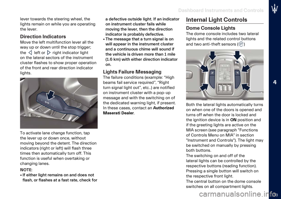 MASERATI GRECALE 2023  Owners Manual �
�J�4�4
��
���)��
�� �"�������
��� �
�� �*�������
���
�� ������� ��� �������	�
 ������ ���
���
��� ������	 ��	 ����� ��� ���