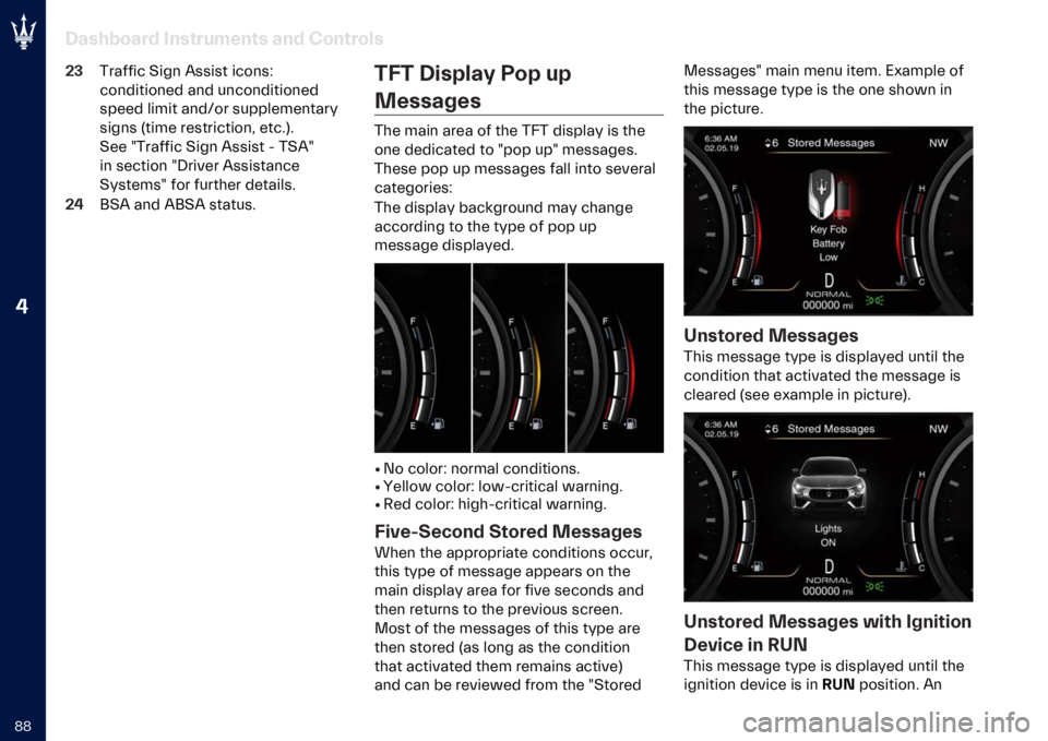 MASERATI LEVANTE 2023 Manual Online �
�9�9 ��
���)��
�� �"�������
��� �
�� �*�������
��
������� ���
�	 �2����� ����	��#
���	������	�� ��	� ��	���	������	��
����� ��