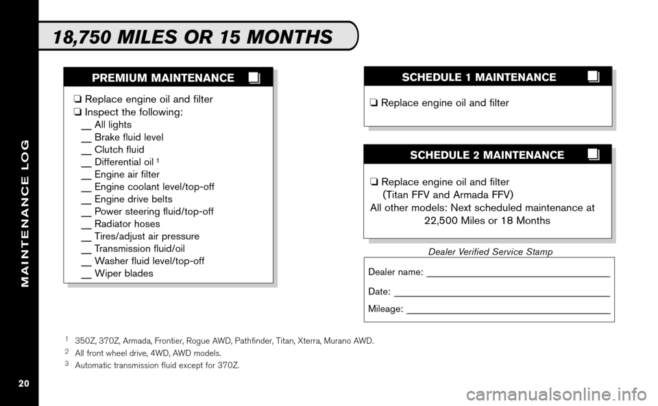 NISSAN VERSA HATCHBACK 2009 1.G Service And Maintenance Guide 