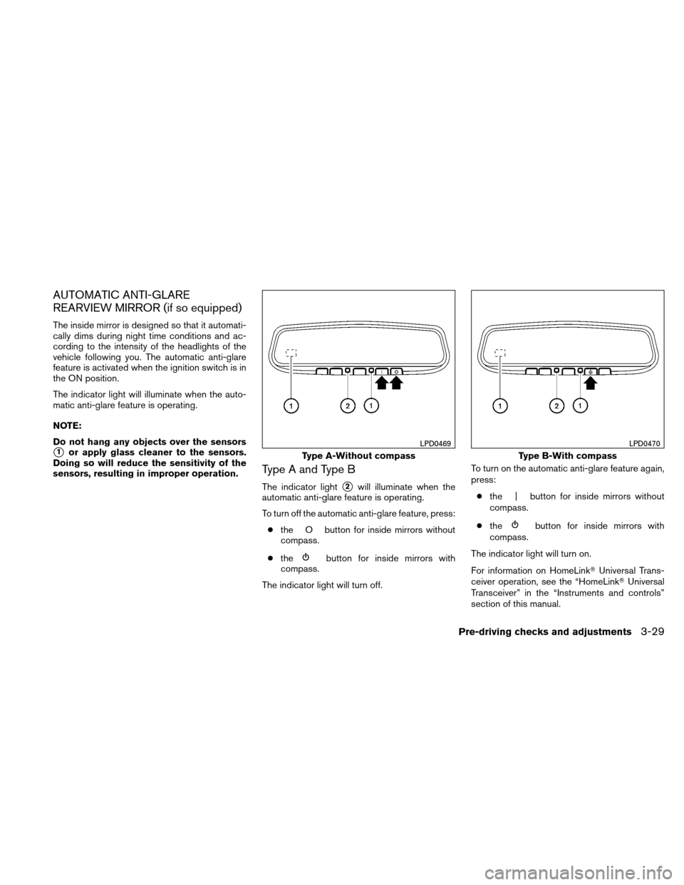 NISSAN ALTIMA COUPE 2010 D32 / 4.G Owners Manual NISSAN ALTIMA COUPE 2010 D32 / 4.G Owners Manual, Page 160