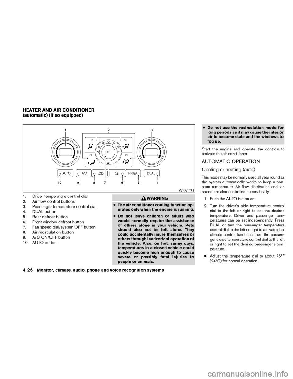 NISSAN ALTIMA COUPE 2010 D32 / 4.G Owners Manual NISSAN ALTIMA COUPE 2010 D32 / 4.G Owners Manual, Page 189