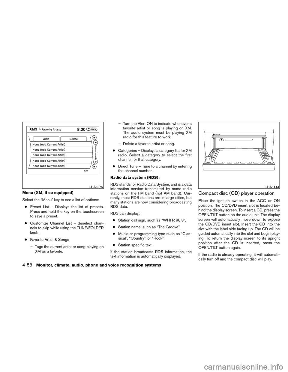 NISSAN ALTIMA COUPE 2010 D32 / 4.G Owners Manual NISSAN ALTIMA COUPE 2010 D32 / 4.G Owners Manual, Page 221