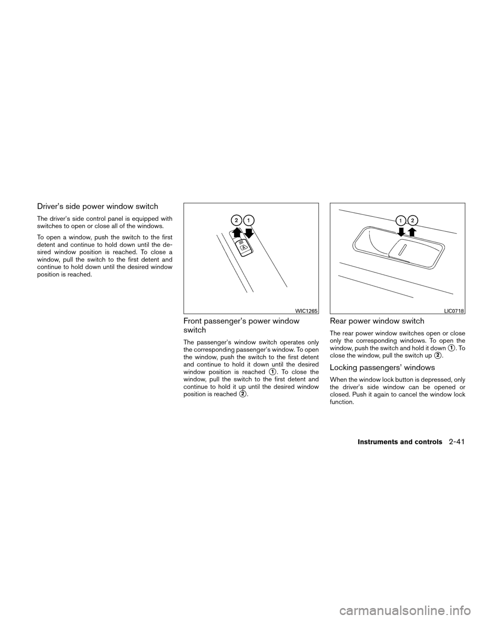 NISSAN ALTIMA HYBRID 2010 L32A / 4.G Owners Manual NISSAN ALTIMA HYBRID 2010 L32A / 4.G Owners Manual, Page 122