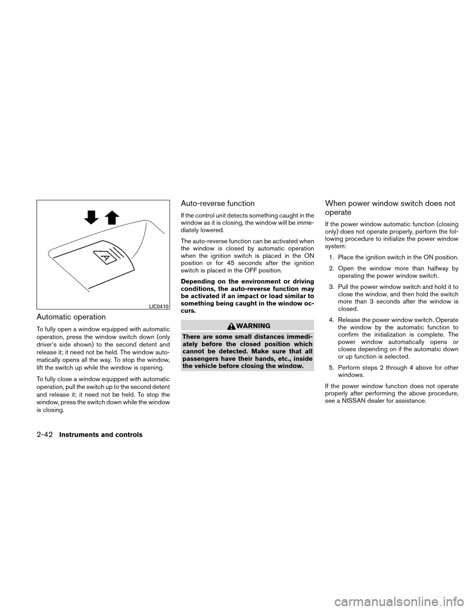 NISSAN ALTIMA HYBRID 2010 L32A / 4.G Owners Manual NISSAN ALTIMA HYBRID 2010 L32A / 4.G Owners Manual, Page 123