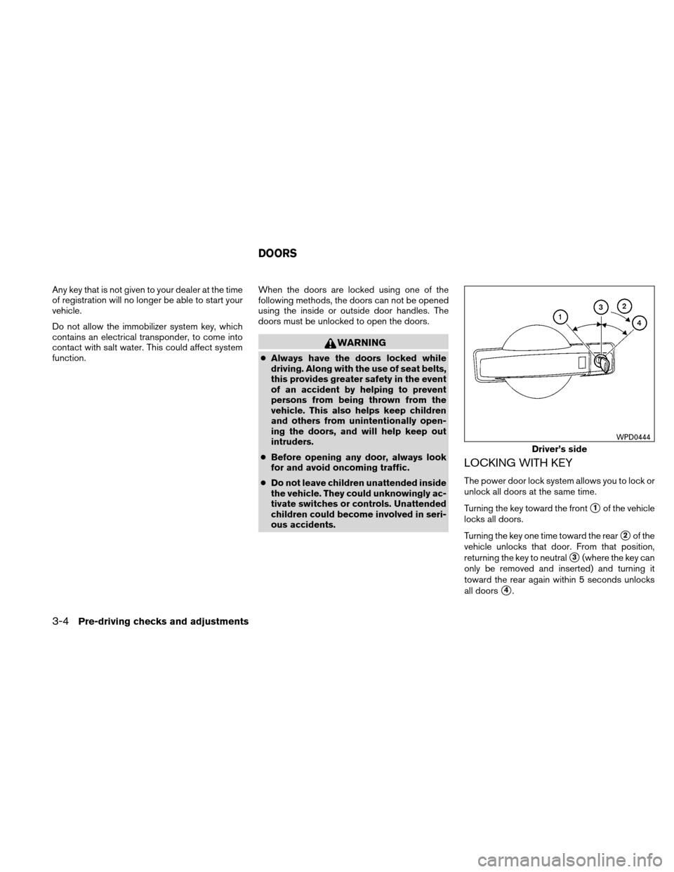 NISSAN ALTIMA HYBRID 2010 L32A / 4.G Owners Manual NISSAN ALTIMA HYBRID 2010 L32A / 4.G Owners Manual, Page 135