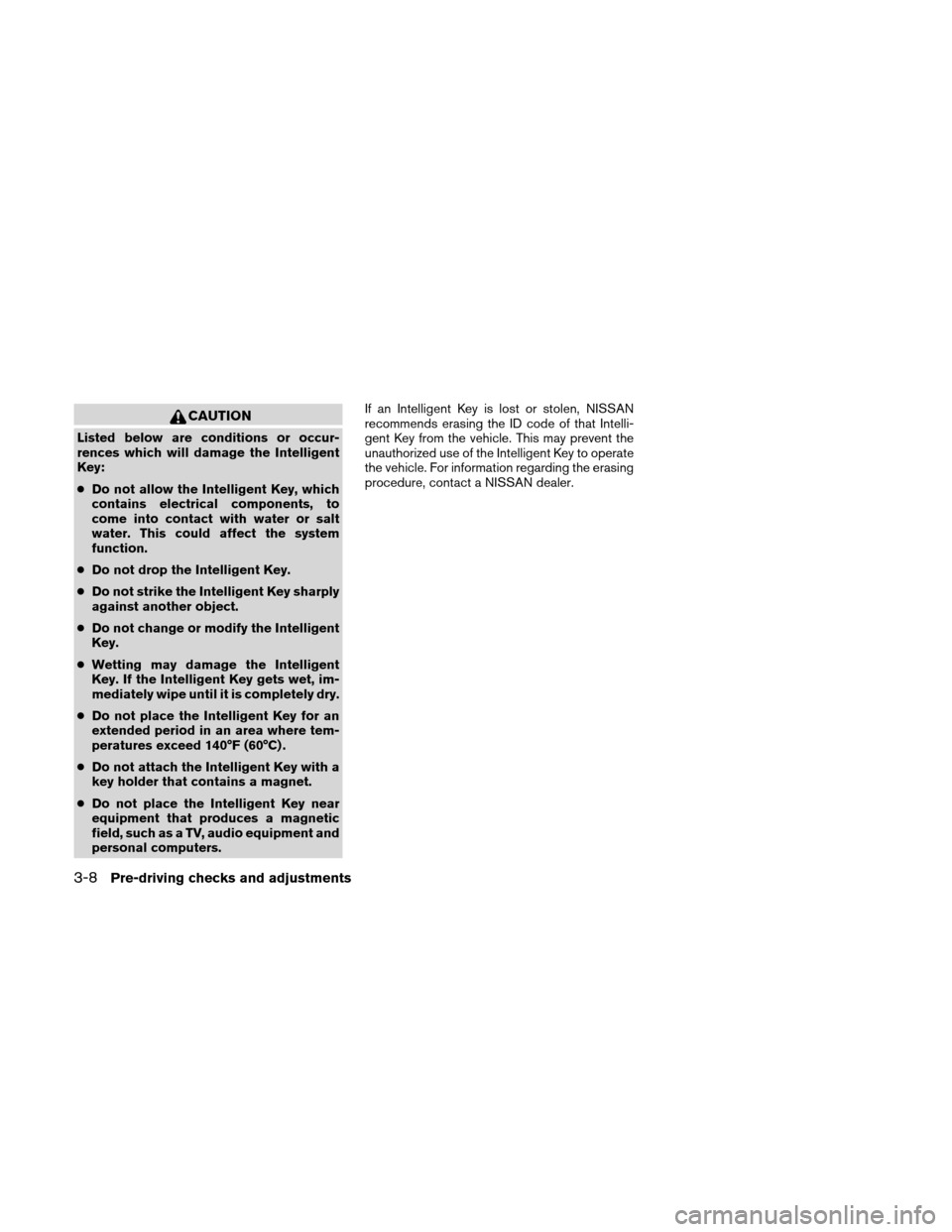 NISSAN ALTIMA HYBRID 2010 L32A / 4.G Owners Manual NISSAN ALTIMA HYBRID 2010 L32A / 4.G Owners Manual, Page 139