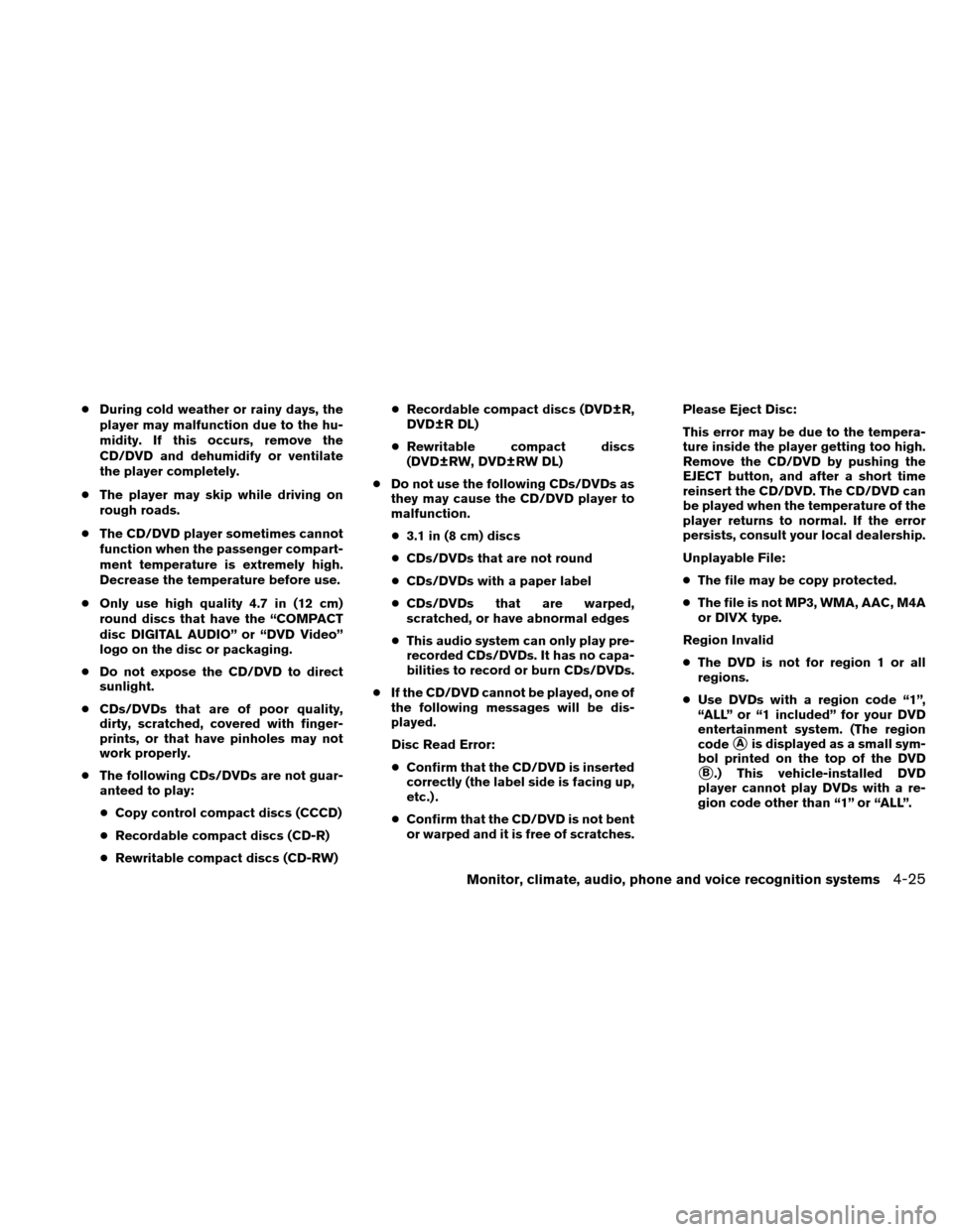 NISSAN ALTIMA HYBRID 2010 L32A / 4.G Owners Manual NISSAN ALTIMA HYBRID 2010 L32A / 4.G Owners Manual, Page 184