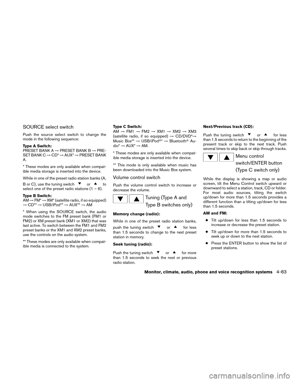 NISSAN ALTIMA HYBRID 2010 L32A / 4.G Owners Manual NISSAN ALTIMA HYBRID 2010 L32A / 4.G Owners Manual, Page 242