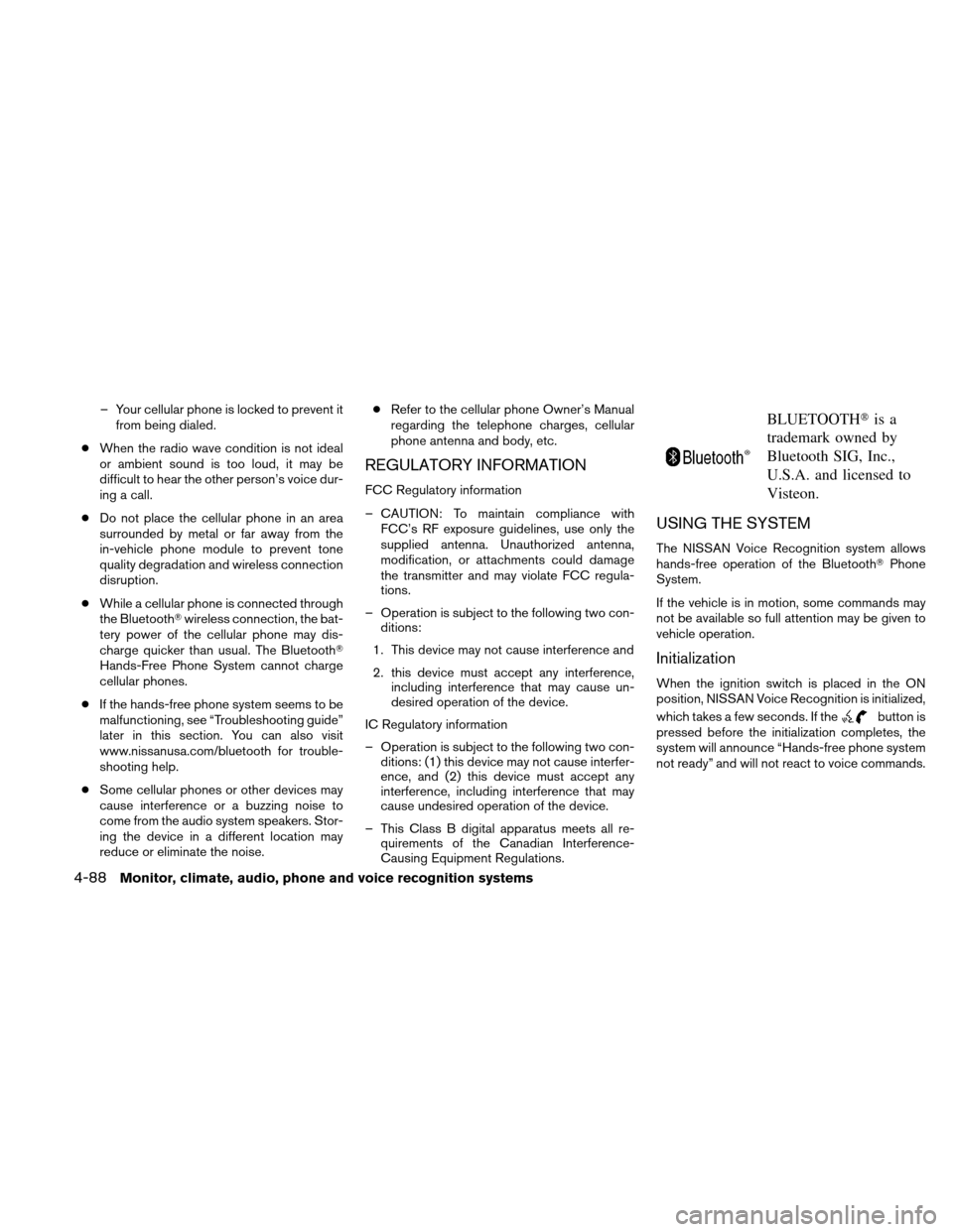 NISSAN ALTIMA HYBRID 2010 L32A / 4.G Owners Manual NISSAN ALTIMA HYBRID 2010 L32A / 4.G Owners Manual, Page 247