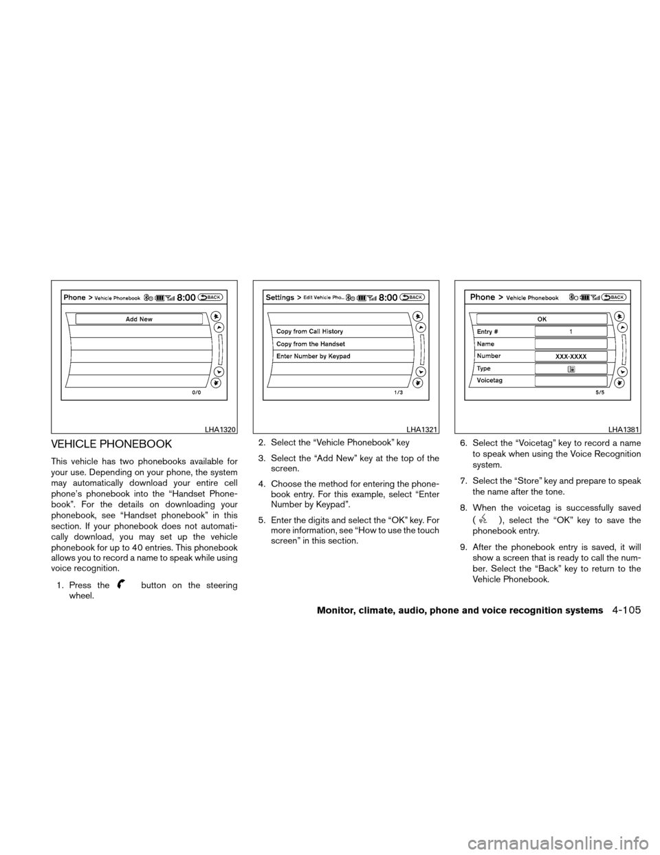 NISSAN ALTIMA HYBRID 2010 L32A / 4.G Owners Manual NISSAN ALTIMA HYBRID 2010 L32A / 4.G Owners Manual, Page 264