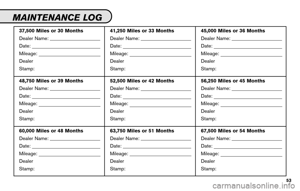 NISSAN ALTIMA COUPE 2010 D32 / 4.G Service And Maintenance Guide 