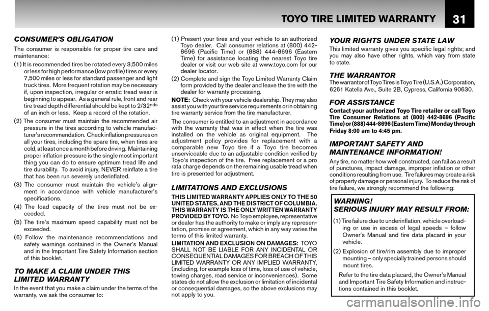 NISSAN VERSA 2010 1.G Warranty Booklet NISSAN VERSA 2010 1.G Warranty Booklet