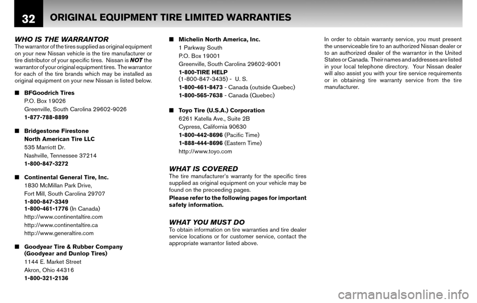 NISSAN VERSA 2010 1.G Warranty Booklet NISSAN VERSA 2010 1.G Warranty Booklet