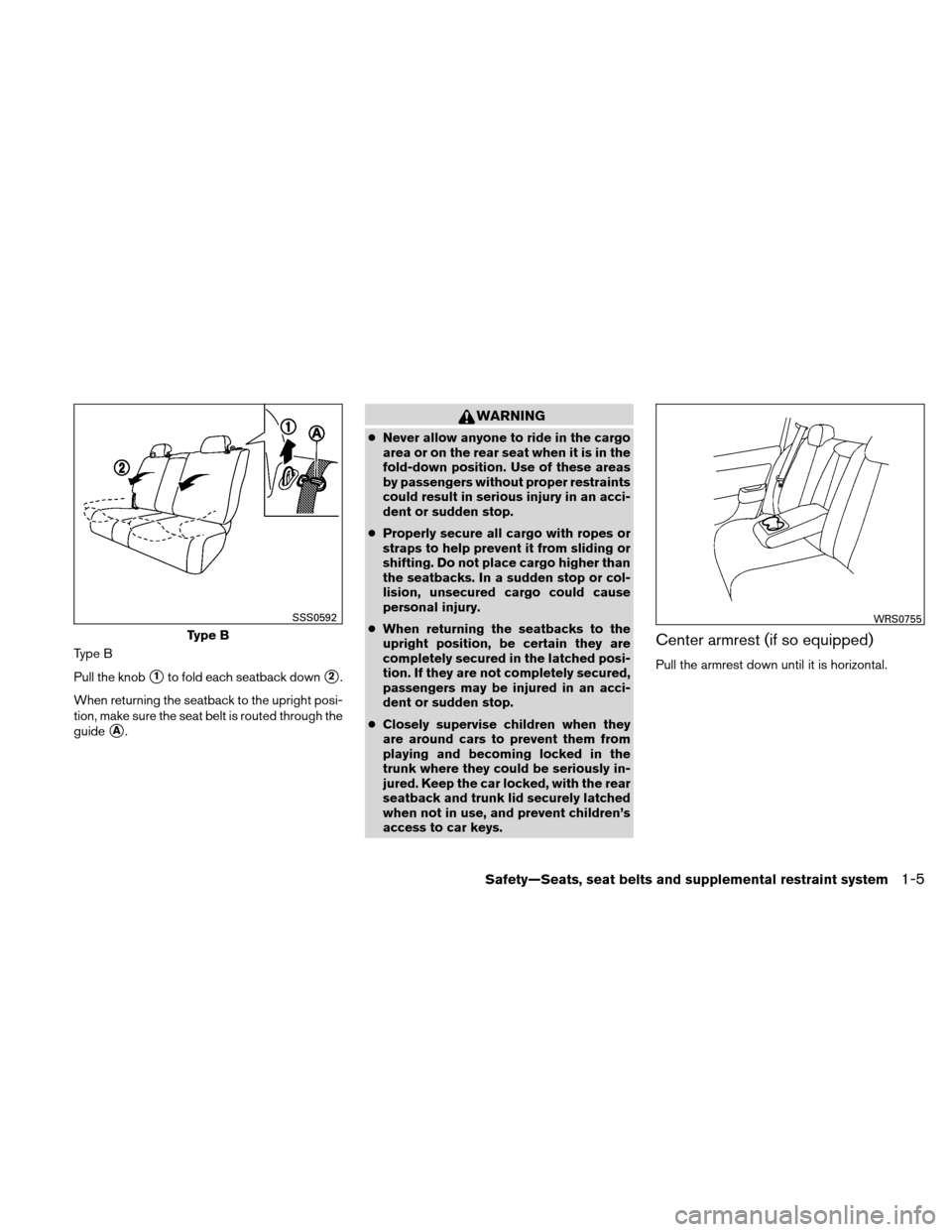 NISSAN VERSA HATCHBACK 2010 1.G Owners Manual NISSAN VERSA HATCHBACK 2010 1.G Owners Manual, Page 24