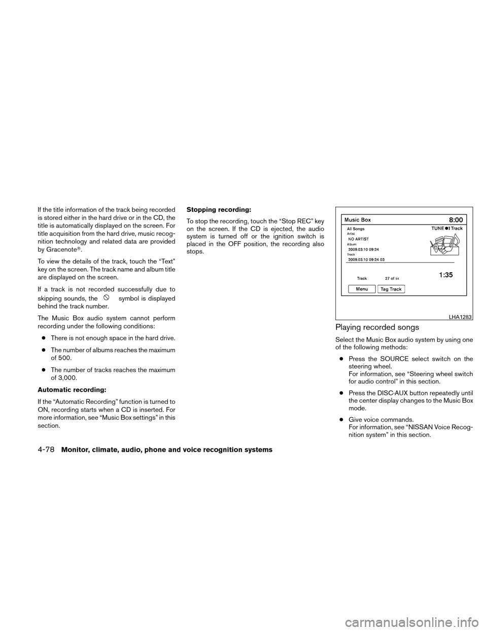 NISSAN ALTIMA COUPE 2011 D32 / 4.G Owners Manual NISSAN ALTIMA COUPE 2011 D32 / 4.G Owners Manual, Page 245