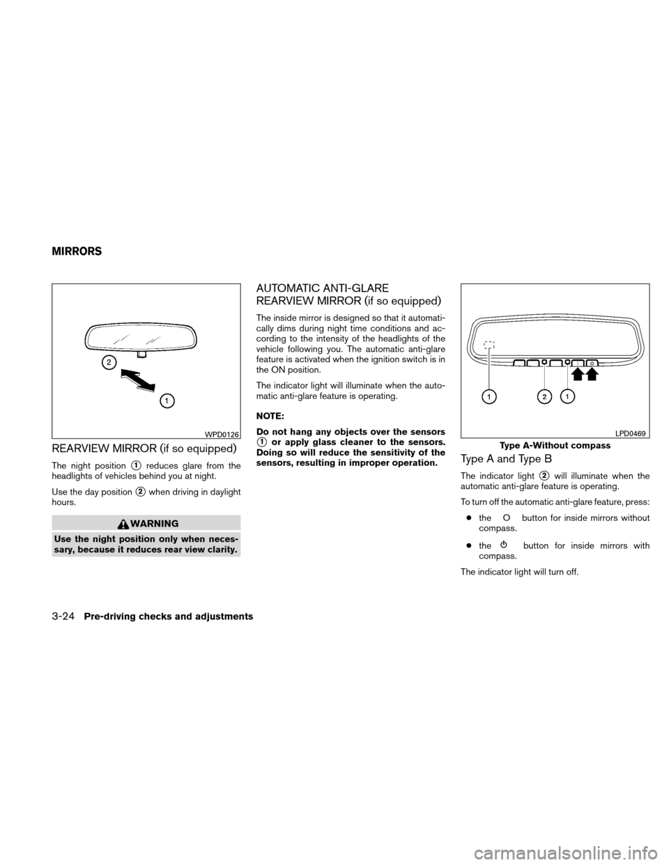 NISSAN ALTIMA HYBRID 2011 L32A / 4.G Owners Manual NISSAN ALTIMA HYBRID 2011 L32A / 4.G Owners Manual, Page 157