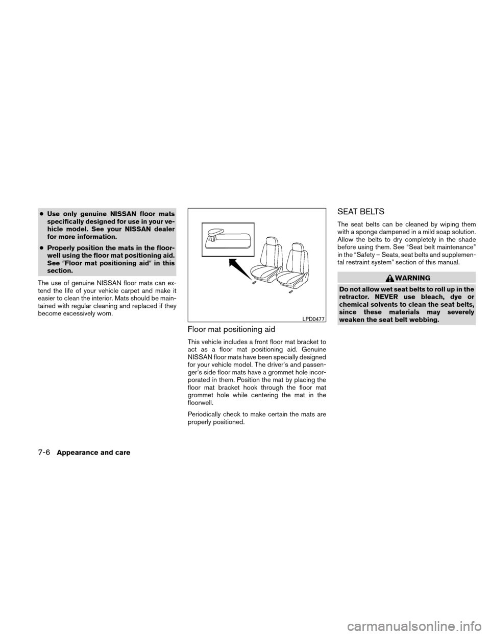 NISSAN ALTIMA HYBRID 2011 L32A / 4.G Owners Manual NISSAN ALTIMA HYBRID 2011 L32A / 4.G Owners Manual, Page 339