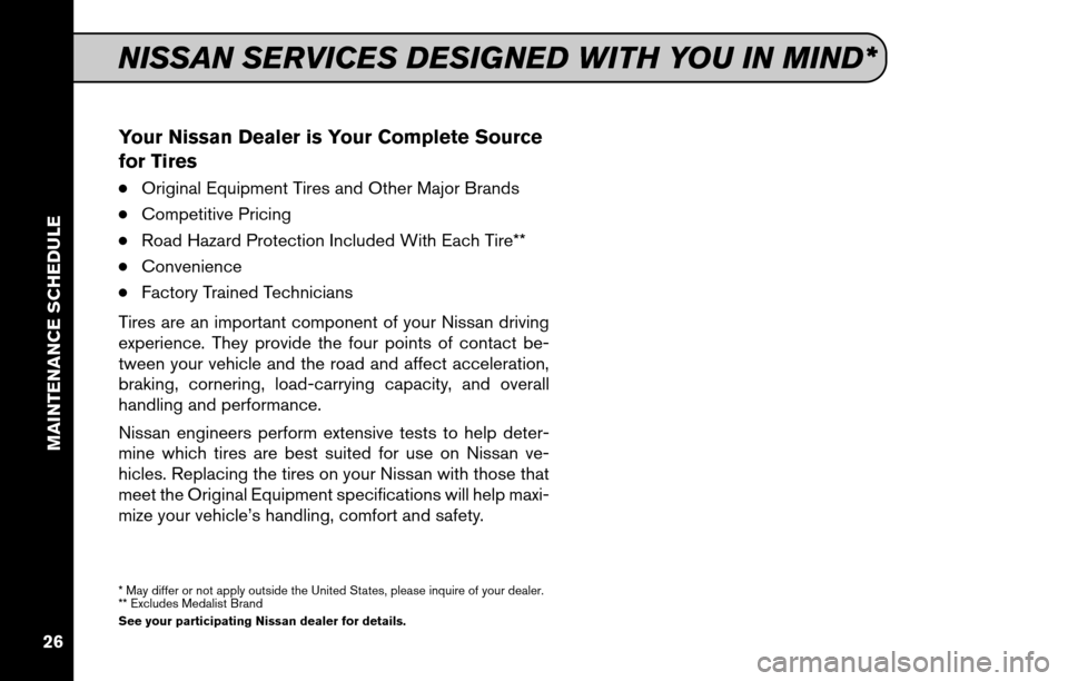 NISSAN VERSA HATCHBACK 2011 1.G Service And Maintenance Guide 