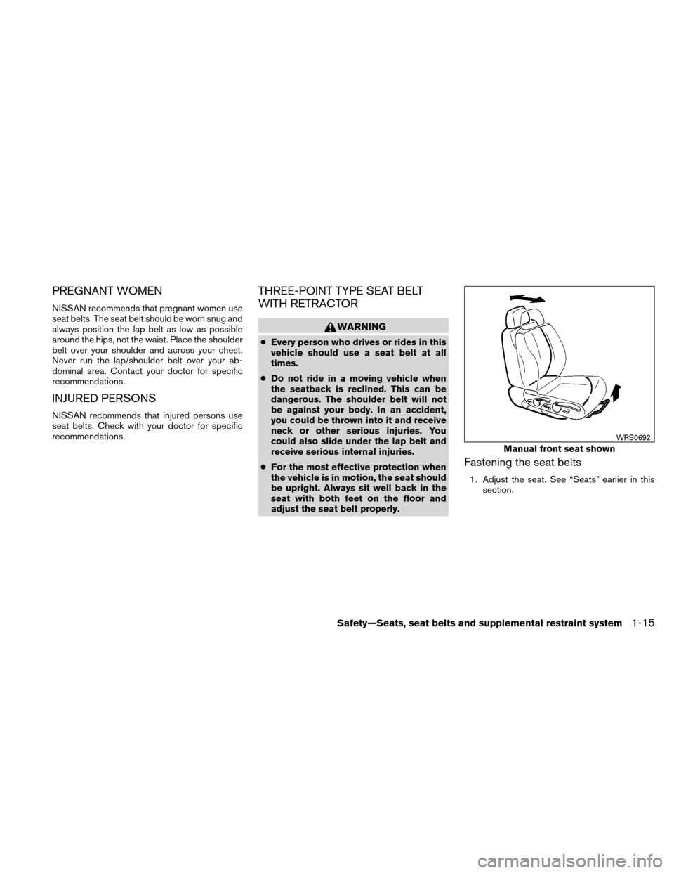 NISSAN VERSA HATCHBACK 2011 1.G Owners Manual NISSAN VERSA HATCHBACK 2011 1.G Owners Manual, Page 34