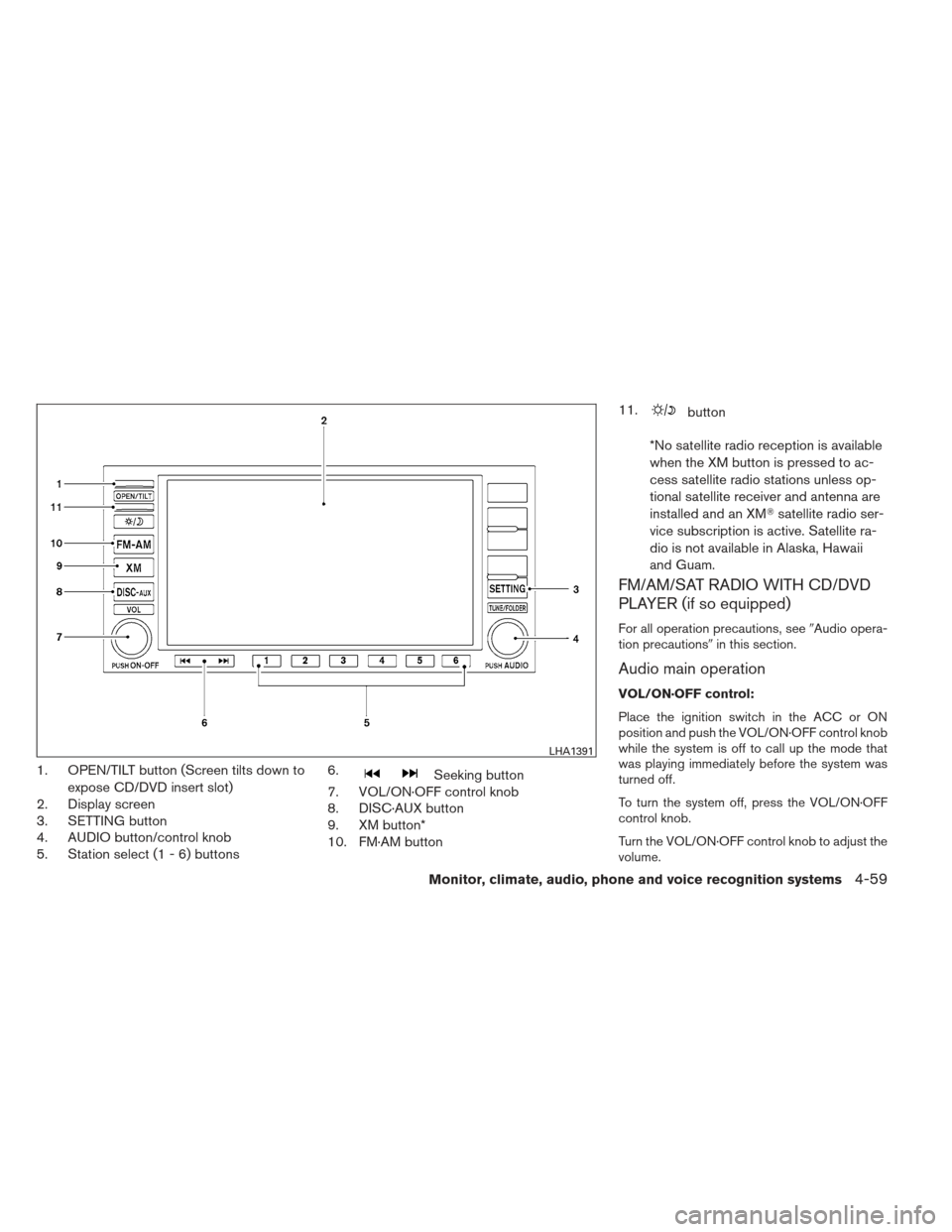 NISSAN ALTIMA COUPE 2012 D32 / 4.G Owners Manual NISSAN ALTIMA COUPE 2012 D32 / 4.G Owners Manual, Page 226