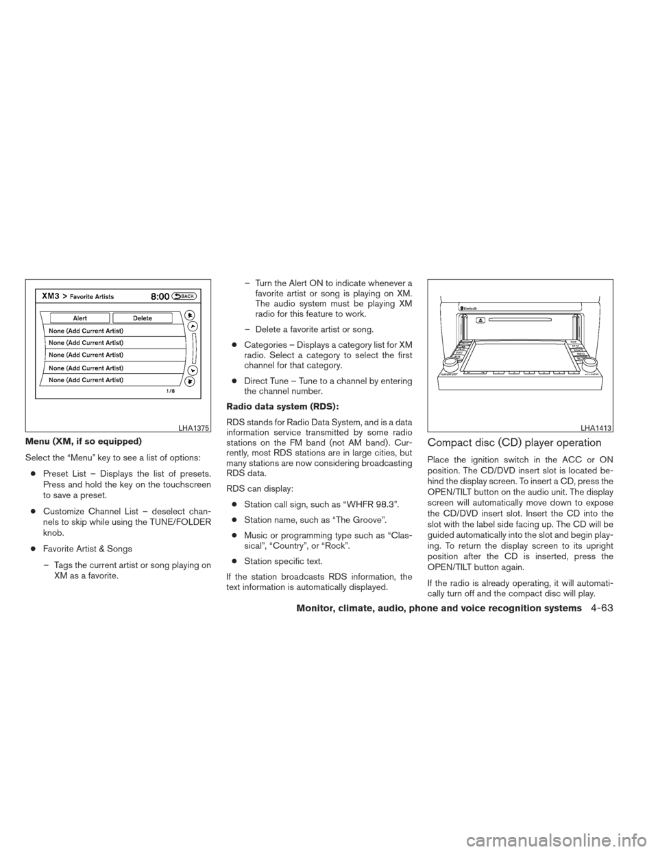NISSAN ALTIMA COUPE 2012 D32 / 4.G Owners Manual NISSAN ALTIMA COUPE 2012 D32 / 4.G Owners Manual, Page 230