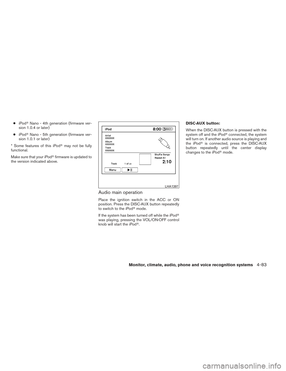 NISSAN ALTIMA COUPE 2012 D32 / 4.G Owners Manual NISSAN ALTIMA COUPE 2012 D32 / 4.G Owners Manual, Page 250