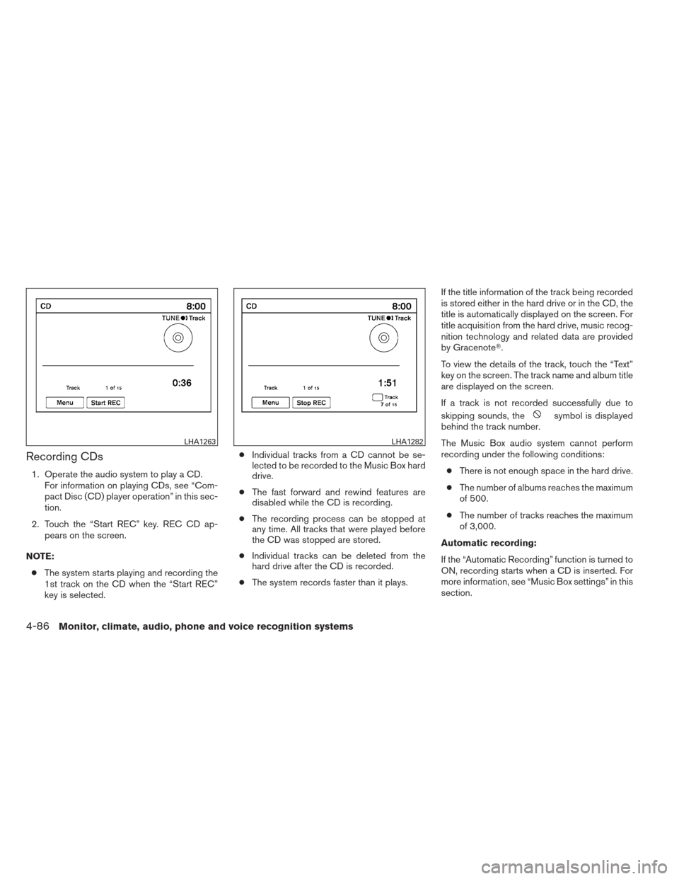 NISSAN ALTIMA COUPE 2012 D32 / 4.G Owners Manual NISSAN ALTIMA COUPE 2012 D32 / 4.G Owners Manual, Page 253