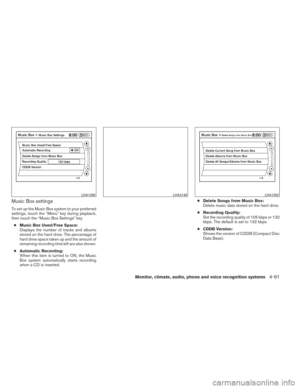 NISSAN ALTIMA COUPE 2012 D32 / 4.G Owners Manual NISSAN ALTIMA COUPE 2012 D32 / 4.G Owners Manual, Page 258