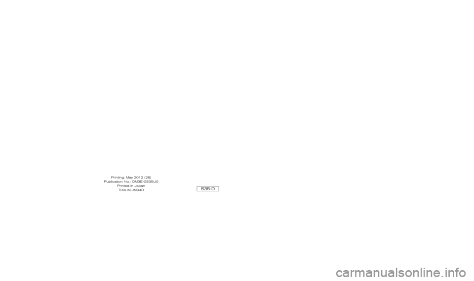 NISSAN ROGUE 2013 2.G Owners Manual NISSAN ROGUE 2013 2.G Owners Manual