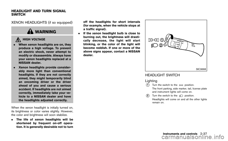 NISSAN MURANO 2014 2.G Owners Manual 