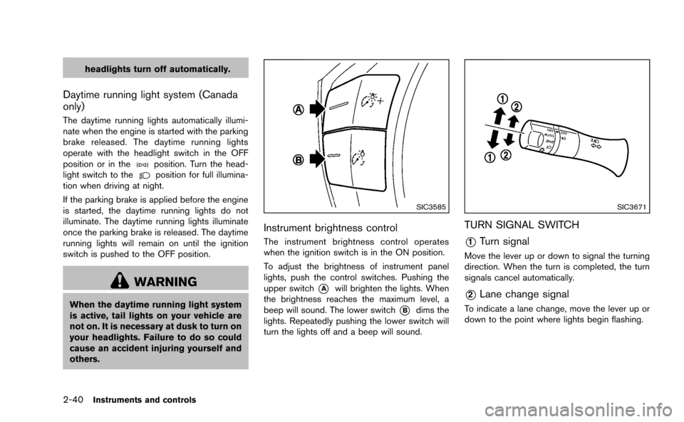 NISSAN MURANO 2014 2.G Owners Manual 