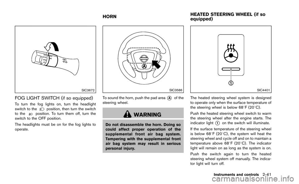 NISSAN MURANO 2014 2.G Owners Manual 