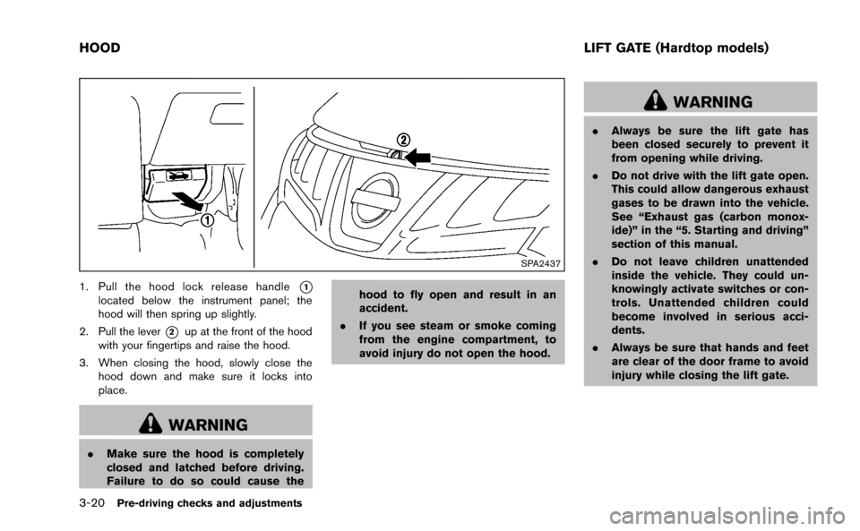 NISSAN MURANO 2014 2.G Owners Manual 