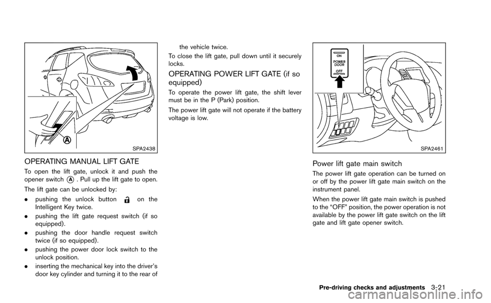 NISSAN MURANO 2014 2.G Owners Manual 